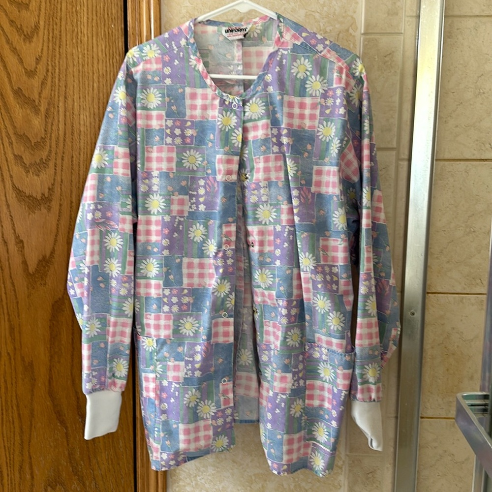 Multi colored nursing jacket